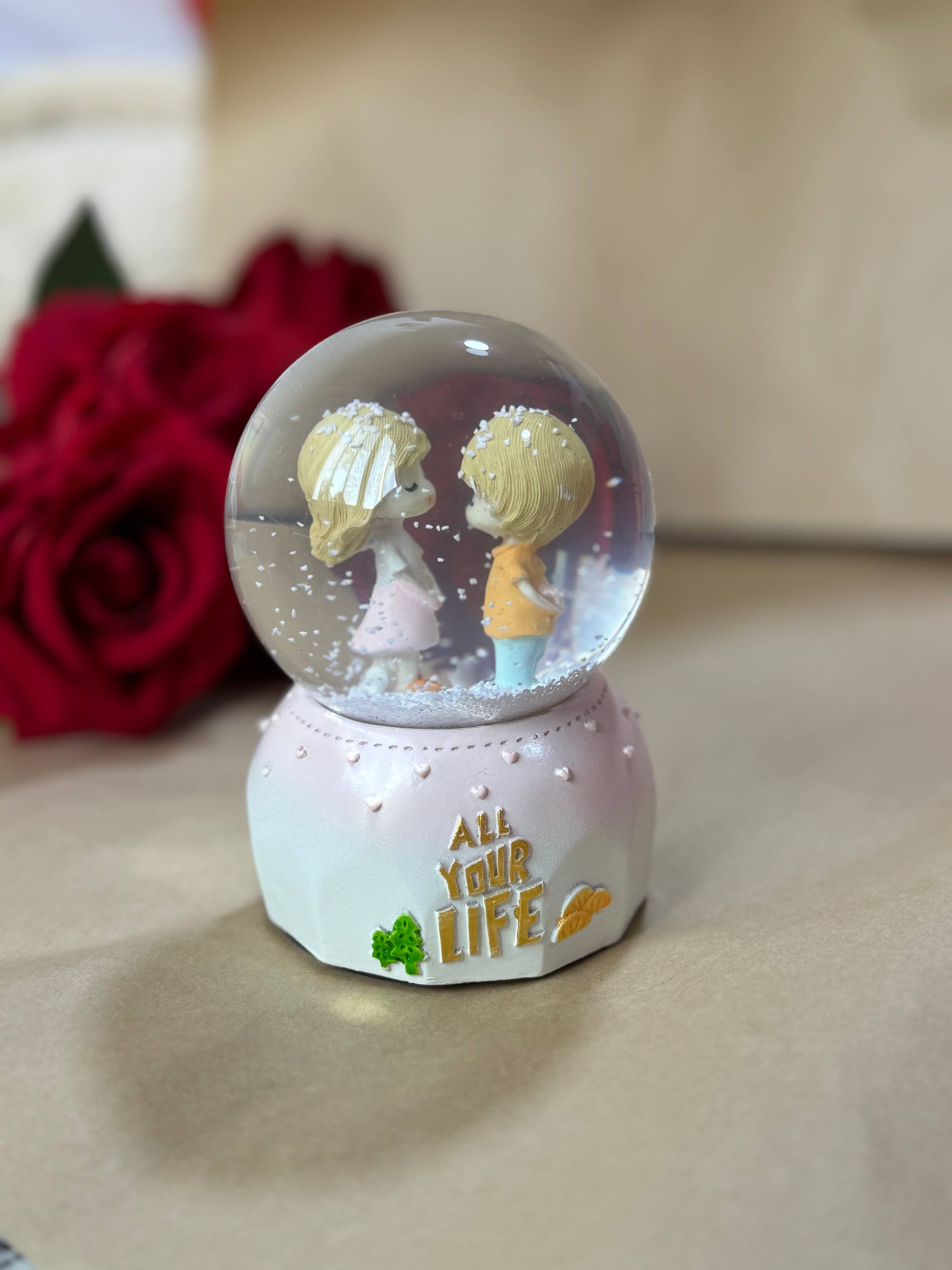 كرة ثلج بلورية موسيقية