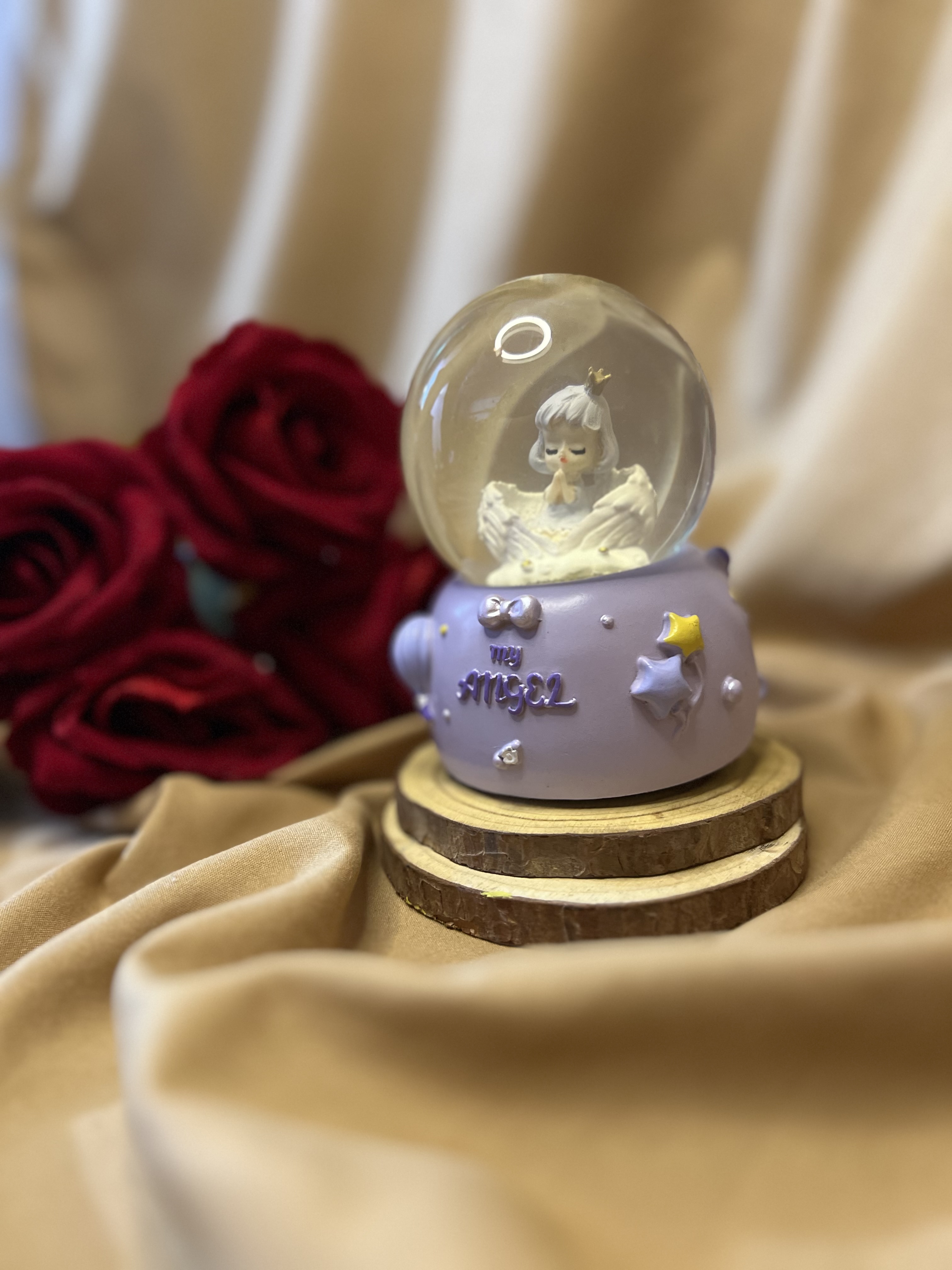 كرة ثلج بلورية موسيقية